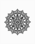 Mandala Coloring Book - 40 Pages of Beautiful Intricate Designs - Digital Download