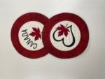 I Love Canada Mug Rugs (Coasters)