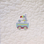 Quilt Baby Quilt Animal Zoo Train