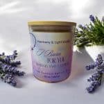 Rosemary Sage Lavender Candle: Coconut Apricot Wax, Calming Scent - 10 oz