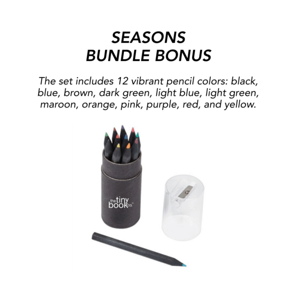 Four Seasons Tiny Coloring Book Bundle With Bonus
