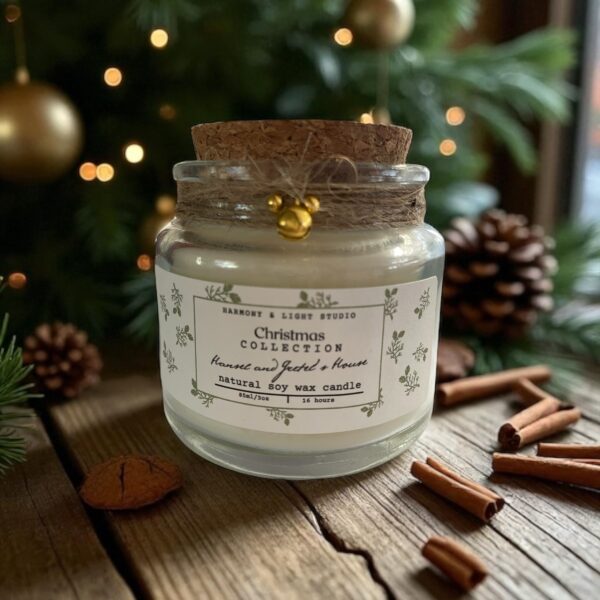 Christmas Candle Gift Set: Alpine Balsam & Gingerbread Scented Soy Wax