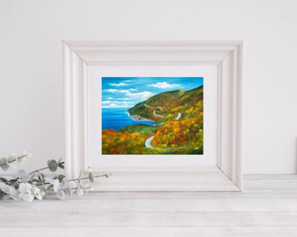 Cabot Trail Giclée Print – Acrylic Painting of Cape Breton, Nova Scotia