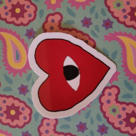 Heart/Eye Sticker