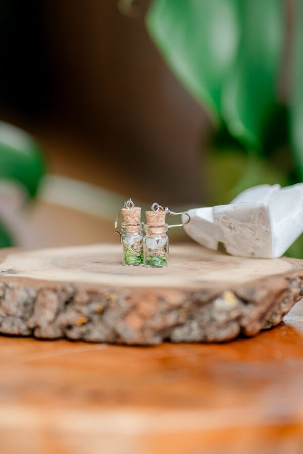 Manifestation Spell Jar Earrings
