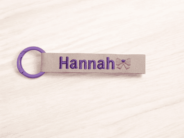 Personalized Embroidered Name Tag