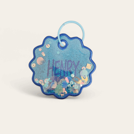 Personalized Glitter Sequin Name Tag