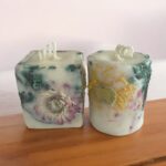 Botanical Pillar Candle Gift Set: Green Tea and Lemongrass Cocosoy Wax