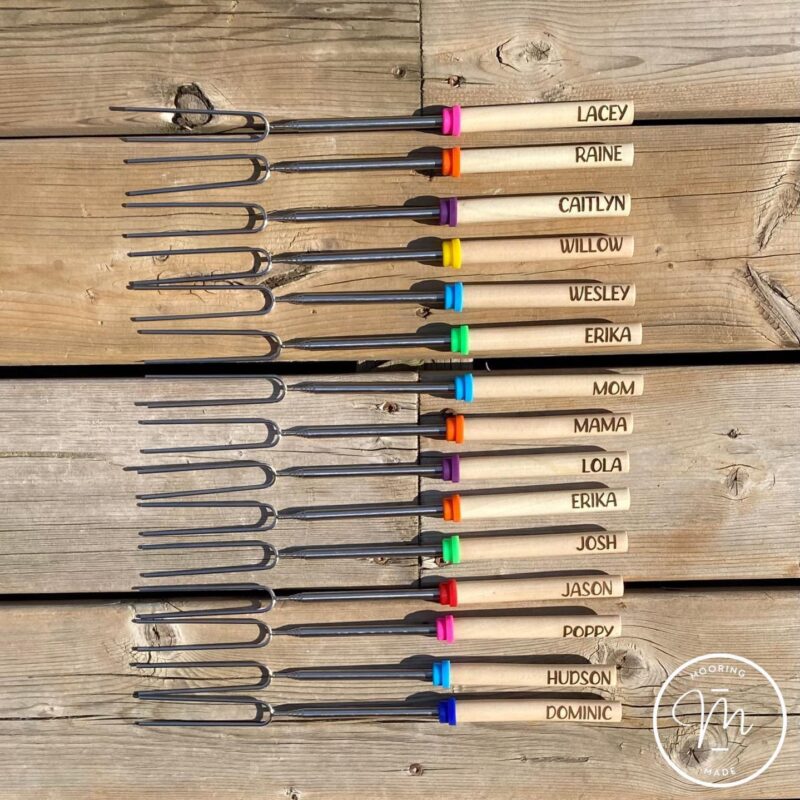 Personalized Fire Roasting Sticks