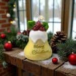 Christmas Bell Candle: Snickerdoodle Scented Coconut Soy Wax