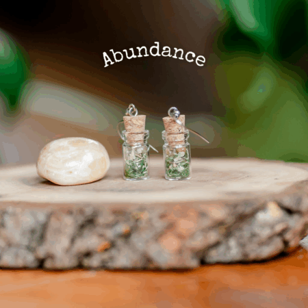 Abundance Spell Jar Earrings