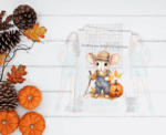 Fall Mouse Greeting Card Set – 5x7 Autumn Cards with Envelopes (Set of 7, Blank Inside)