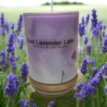 Iced Lavender Latte Candle: Handmade Soy Wax Candle