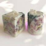 Botanical Pillar Candle Gift Set: Green Tea and Lemongrass Cocosoy Wax