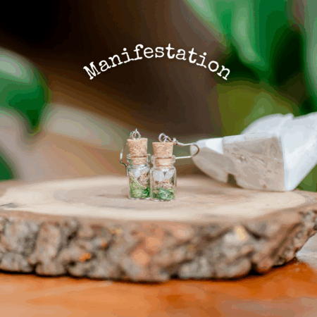 Manifestation Spell Jar Earrings