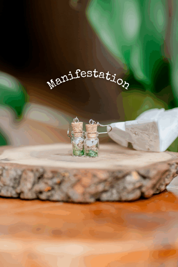 Manifestation Spell Jar Earrings