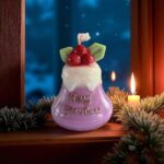 Christmas Bell Candle: Snickerdoodle Scented Coconut Soy Wax
