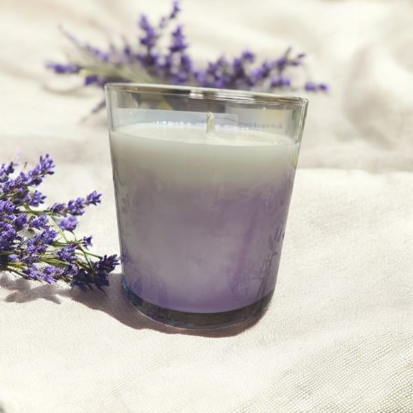 Rosemary Sage Lavender Candle: Coconut Apricot Wax, Calming Scent - 10 oz