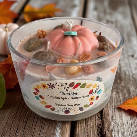 Warm Up Your Home with Botanical Fall Decor - 31.5oz Pumpkin Candle