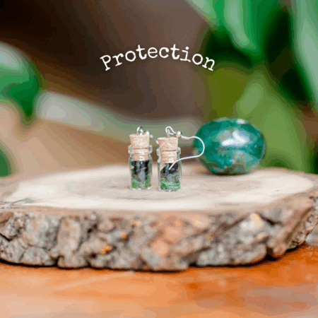 Protection Spell Jar Earrings