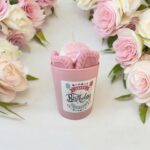 Birthday Candle: Lychee Blush Scented Soy Candle - 8 oz