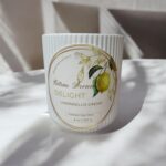 Citrus Soy Candle in Jesmonite Vessel: Limoncello Creme Scent