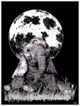 Baby Elephant, Hand drawn Original Wall Art -Digital Download