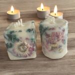 Botanical Pillar Candle Gift Set: Green Tea and Lemongrass Cocosoy Wax
