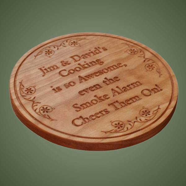 Personalized Funny Trivets: Carved Wood Trivets