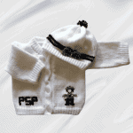 State Police Baby Sweater, Handmade Knitted Baby Sweater, Personalized Baby Sweater