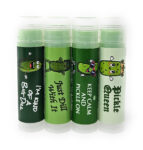 Dill Pickle Puns Version 1 Flavoured Lip Balm 4 Pack x3