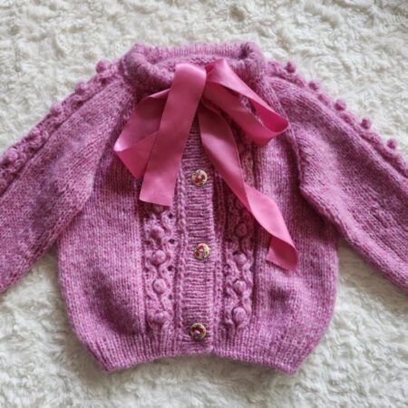 Baby Alpaca Cardigan for Girls 2-3 years