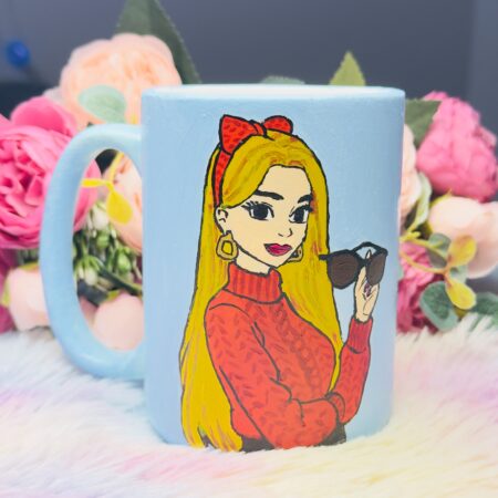 Handpainted Coffee Mug for Stylish Diva
