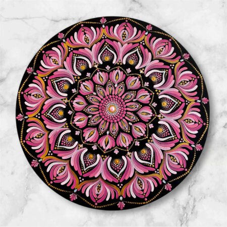Mandala wall plate