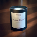 Sandalwood Scented Candle/Bougie Santal et Sérénité, 227 g. - Free Shipping