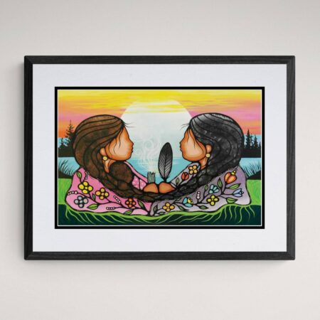 Sharing Knowledge by Jackie Traverse Framed