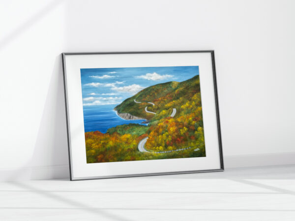Cabot Trail Giclée Print – Acrylic Painting of Cape Breton, Nova Scotia