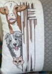 Peeking Farm Animal Pillow Cover