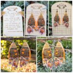 Handmade Beaded Moth Wing Earrings – Autumn Boho Fringe Jewelry in Warm Sunset Tones