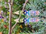 Blue Sky Beaded Fringe Earrings – Handmade Boho Seed Bead Jewelry