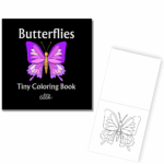 Butterflies Tiny Coloring Book