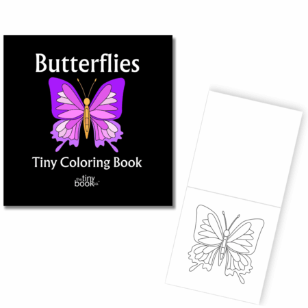 Butterflies Tiny Coloring Book