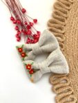 Hand-Embroidered Bow Pair – Multiple Colors Available