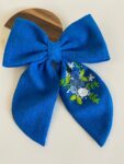 Oversized Hand Embroidered Bows