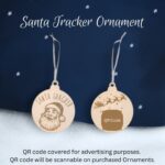 Santa Tracker Ornament and Postcard