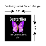 Butterflies Tiny Coloring Book