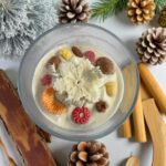 Gift of Light and Warmth: 18 oz Three Wick Christmas Candle