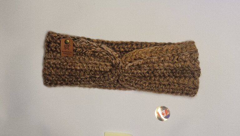 Browns headband 10 inches