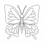Butterflies Tiny Coloring Book