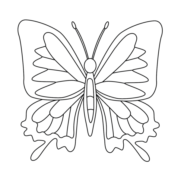 Butterflies Tiny Coloring Book